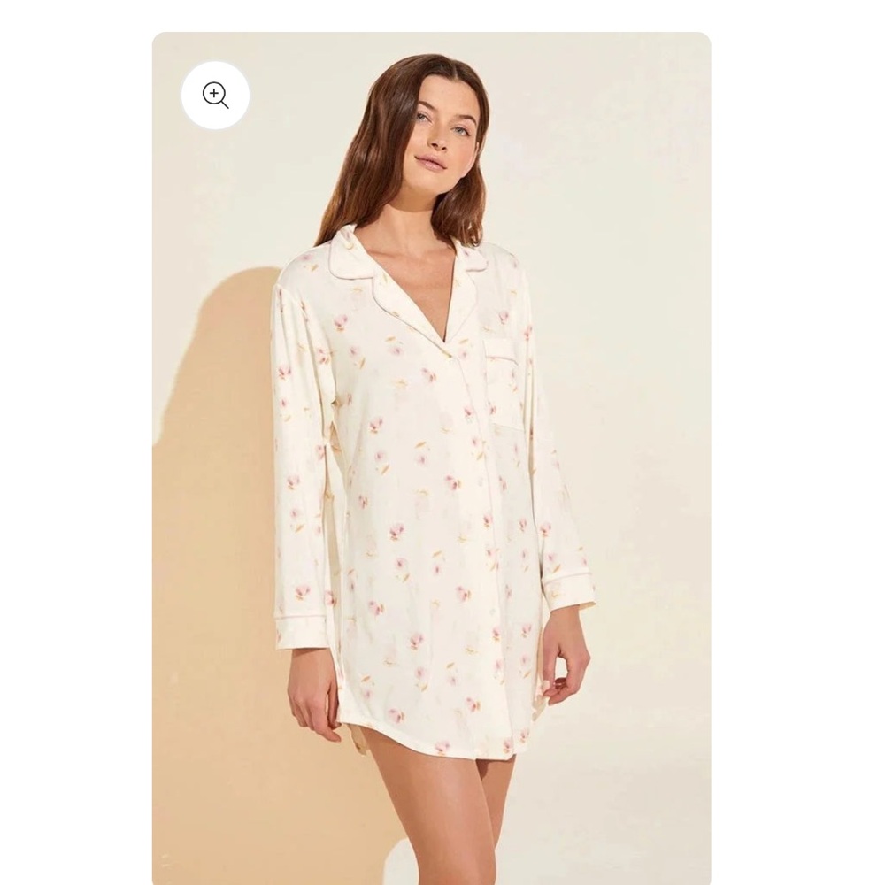 Gisele printed sleep shirt EBERJEY